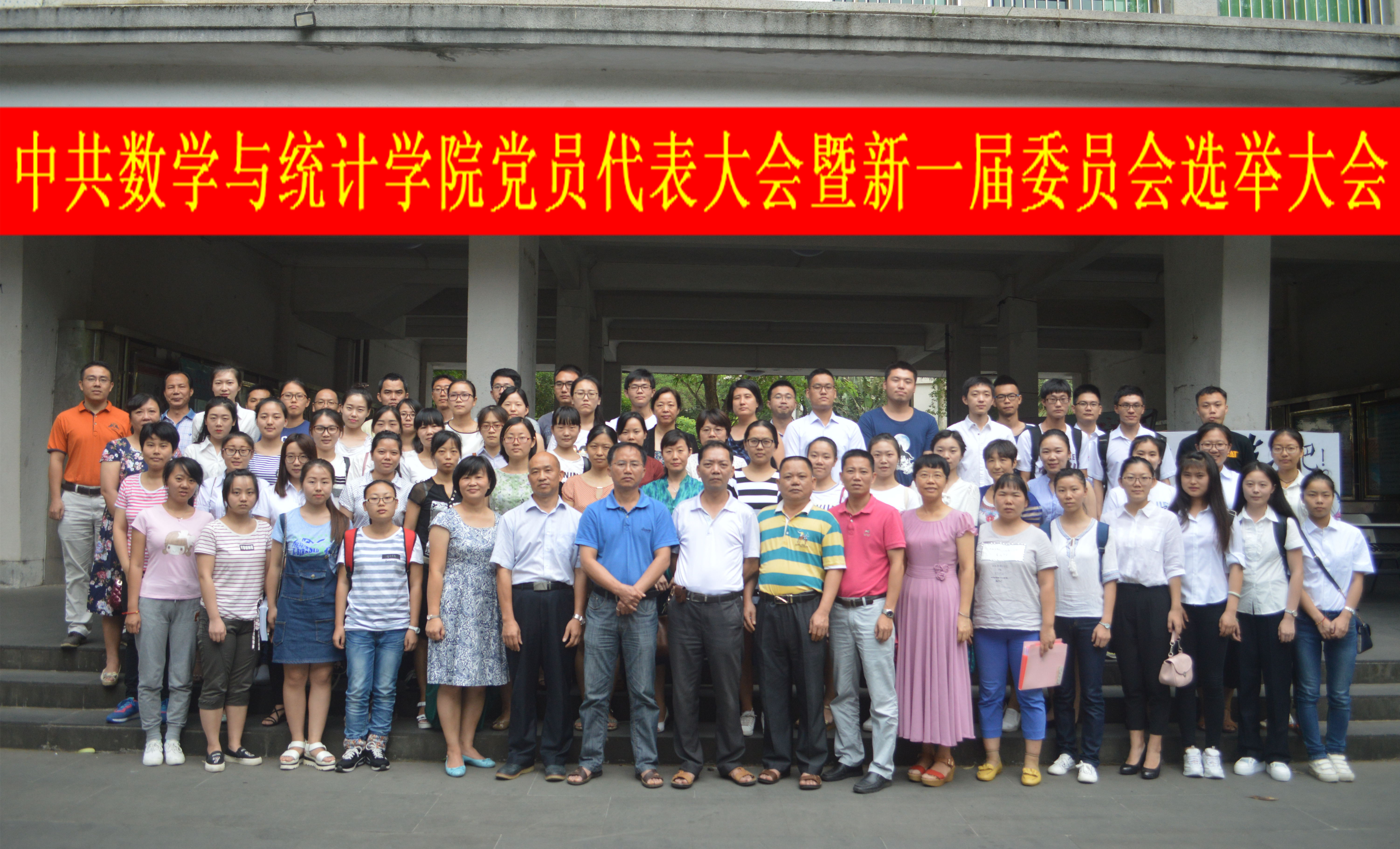 数学与统计学院召开党员大会暨新一届委员选举大会