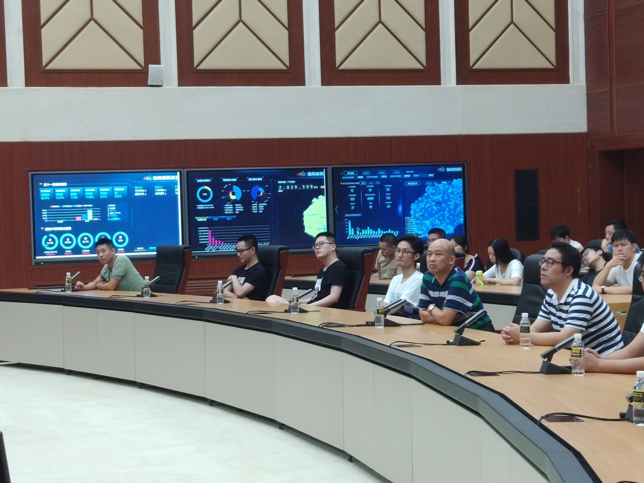 我院组织师生前往海南省党政信息中心进行参观学习